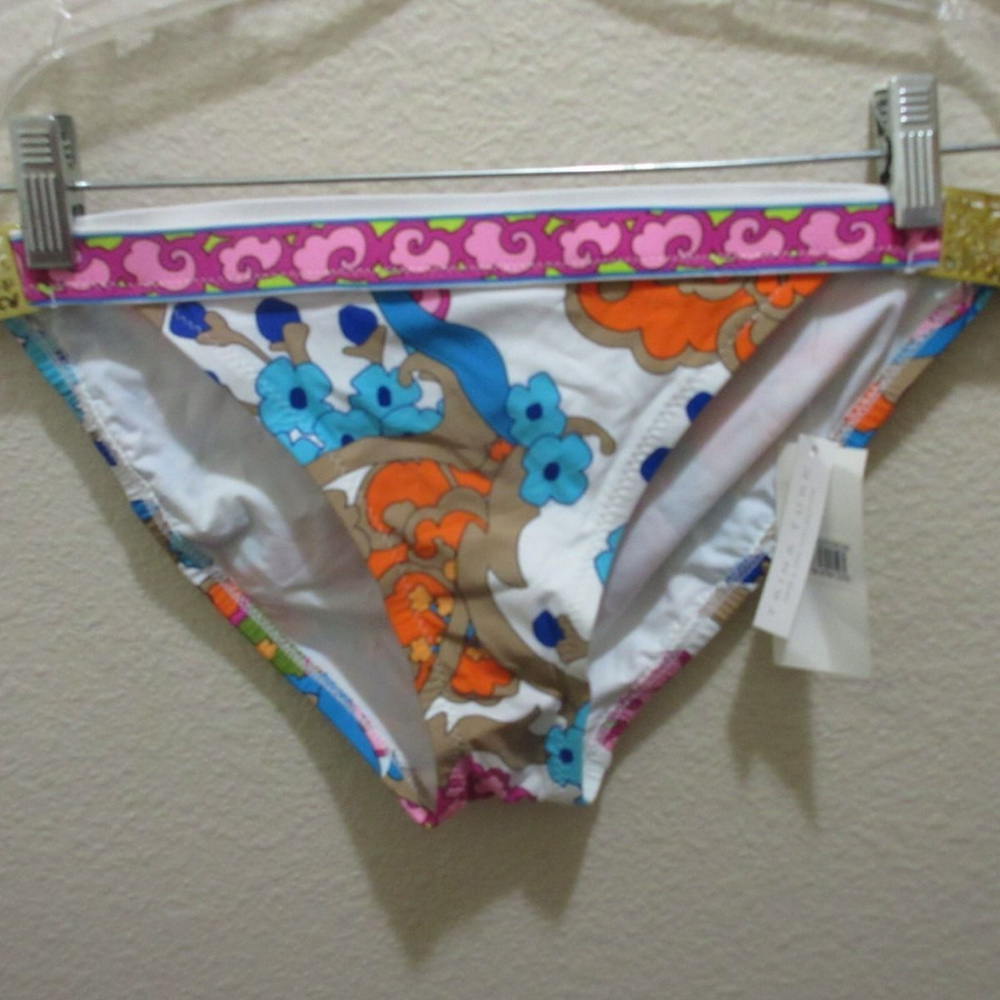 TRINA TURK MULTI COLOR FLORAL BIKINI BOTTOMS